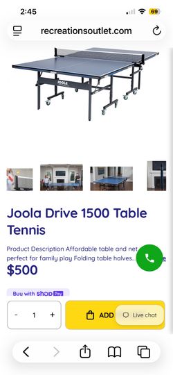 Ping pong table