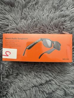 Bluetooth Audio Sunglasses MG100 – Open-Ear Speakers & Mic (Sealed)