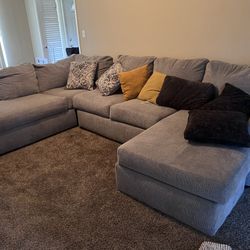sectional with ottoman