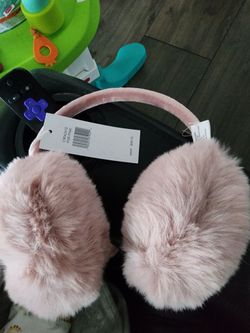 Pink earmuffs