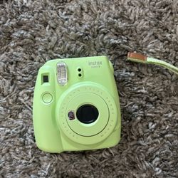 Instax Green Camera With Case 