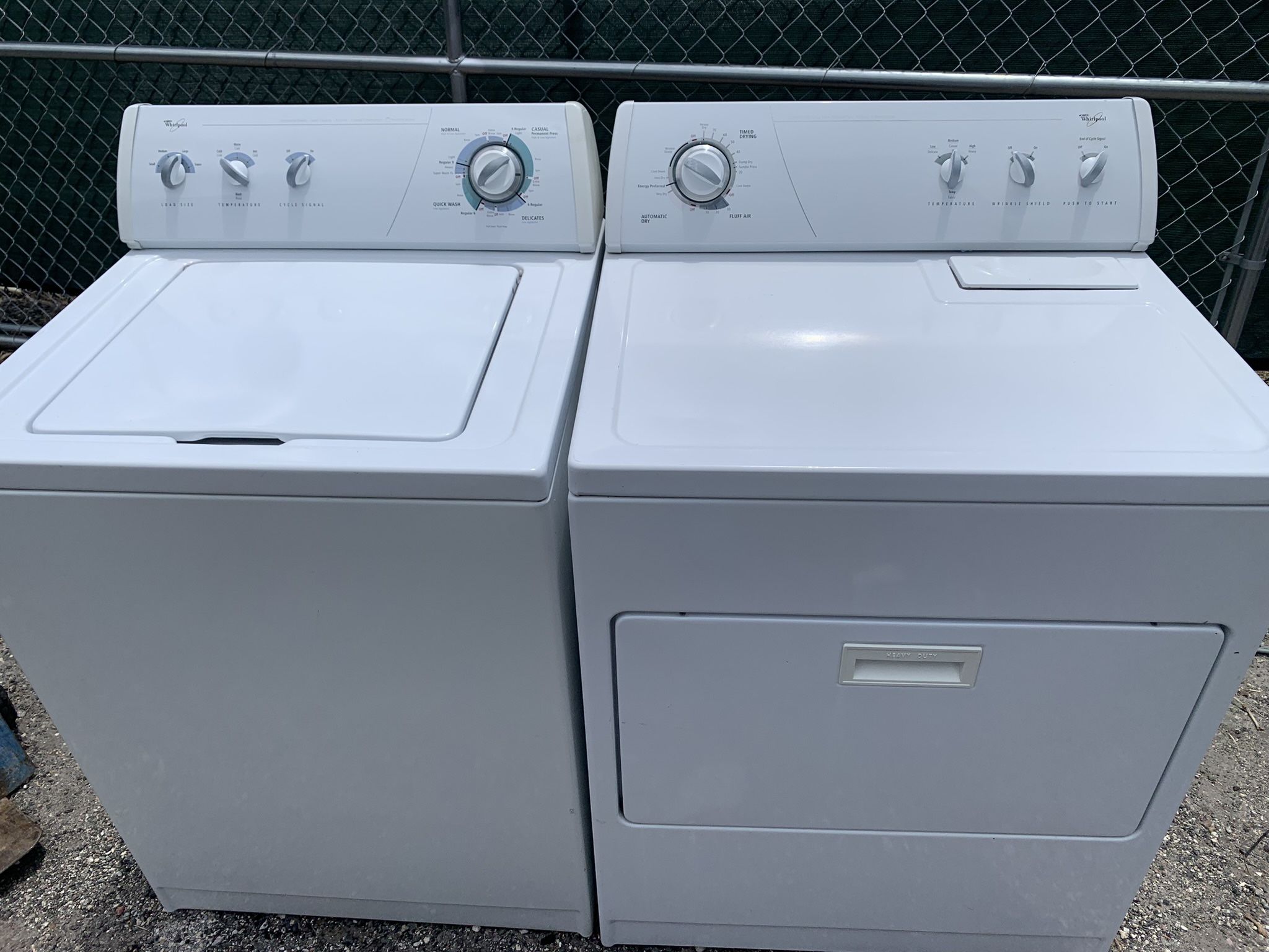 Whirlpool Washer And Dryer 