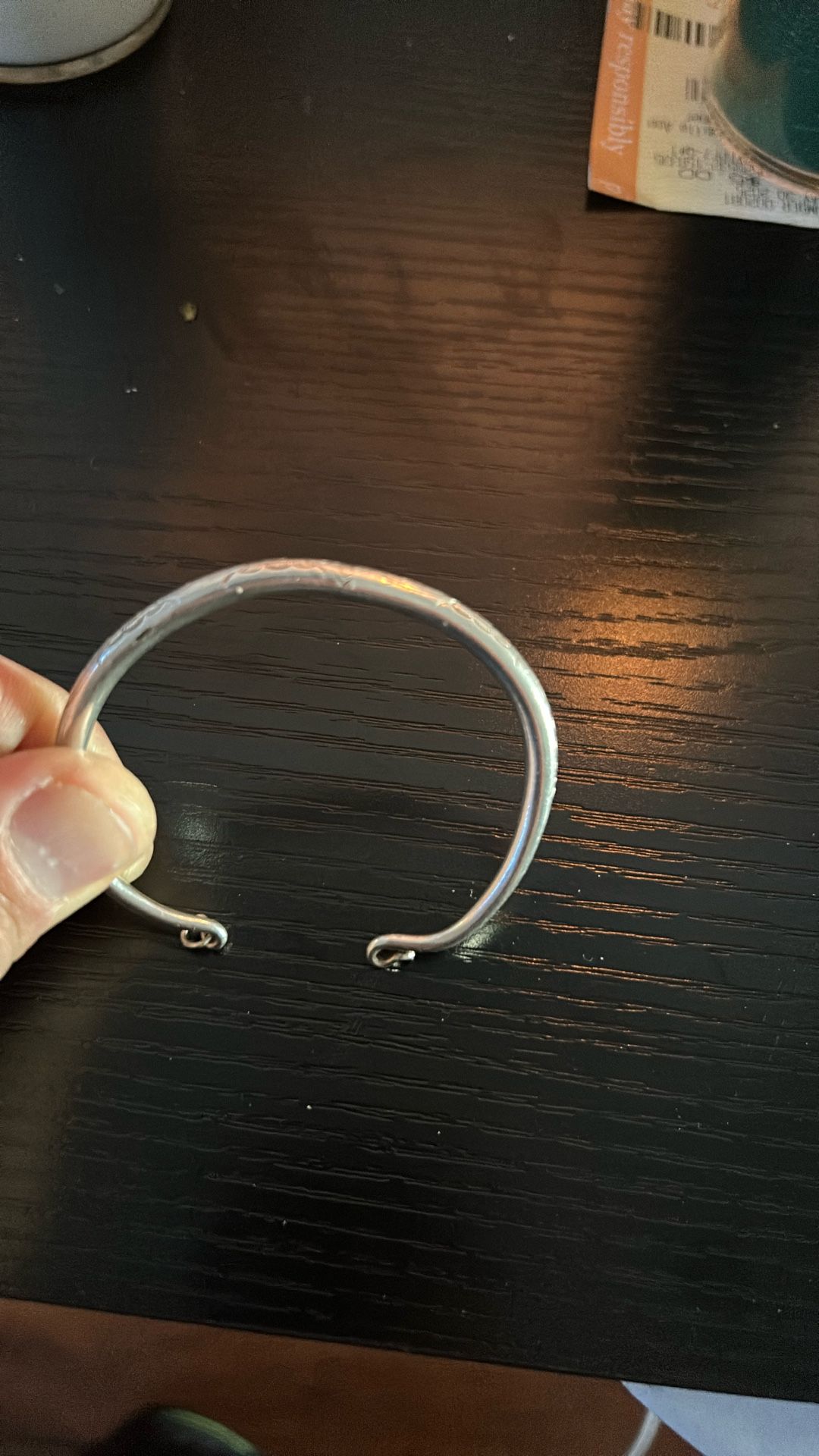 100% Pierre 925 silver bracelet