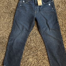 Levi's® Women's 501™M High-Rise Straight Cropped Jeans size 32x26