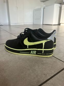 Nike Air Force 1's - Black Volt