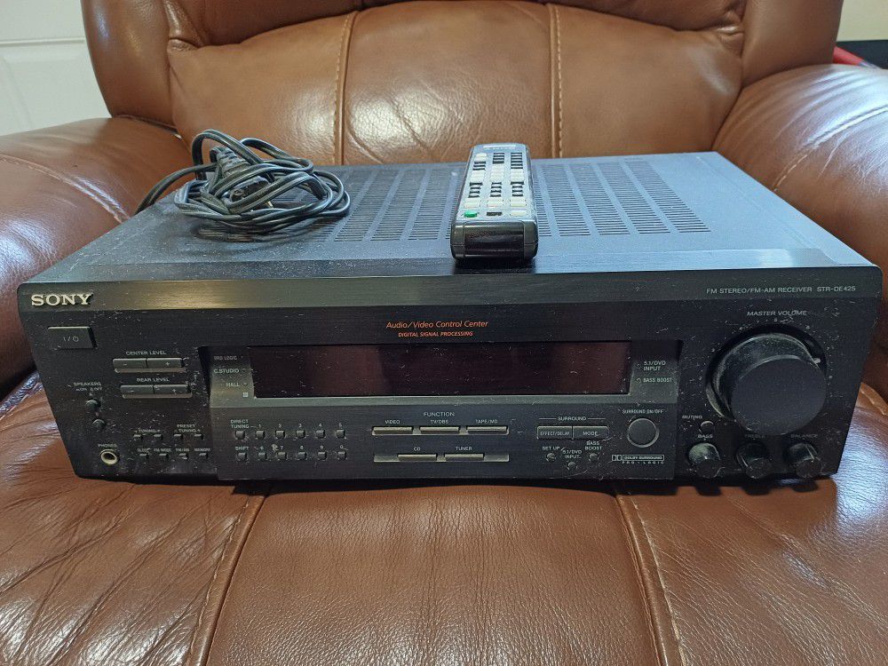 Sony STR-DE545 Digital Audio Video Control Center FM Stereo/ FM-AM Receiver 