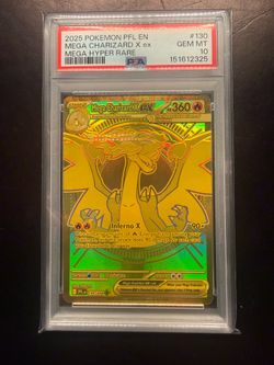 Phantasmal Flames - Mega Charizard X Hyper Rare PSA 10