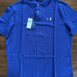 Polo Ralph Lauren Blue Short Sleeve Polo Shirt. 