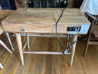 Small wood table with