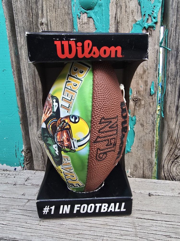 Vintage Mini Wilson Football Brett Favre