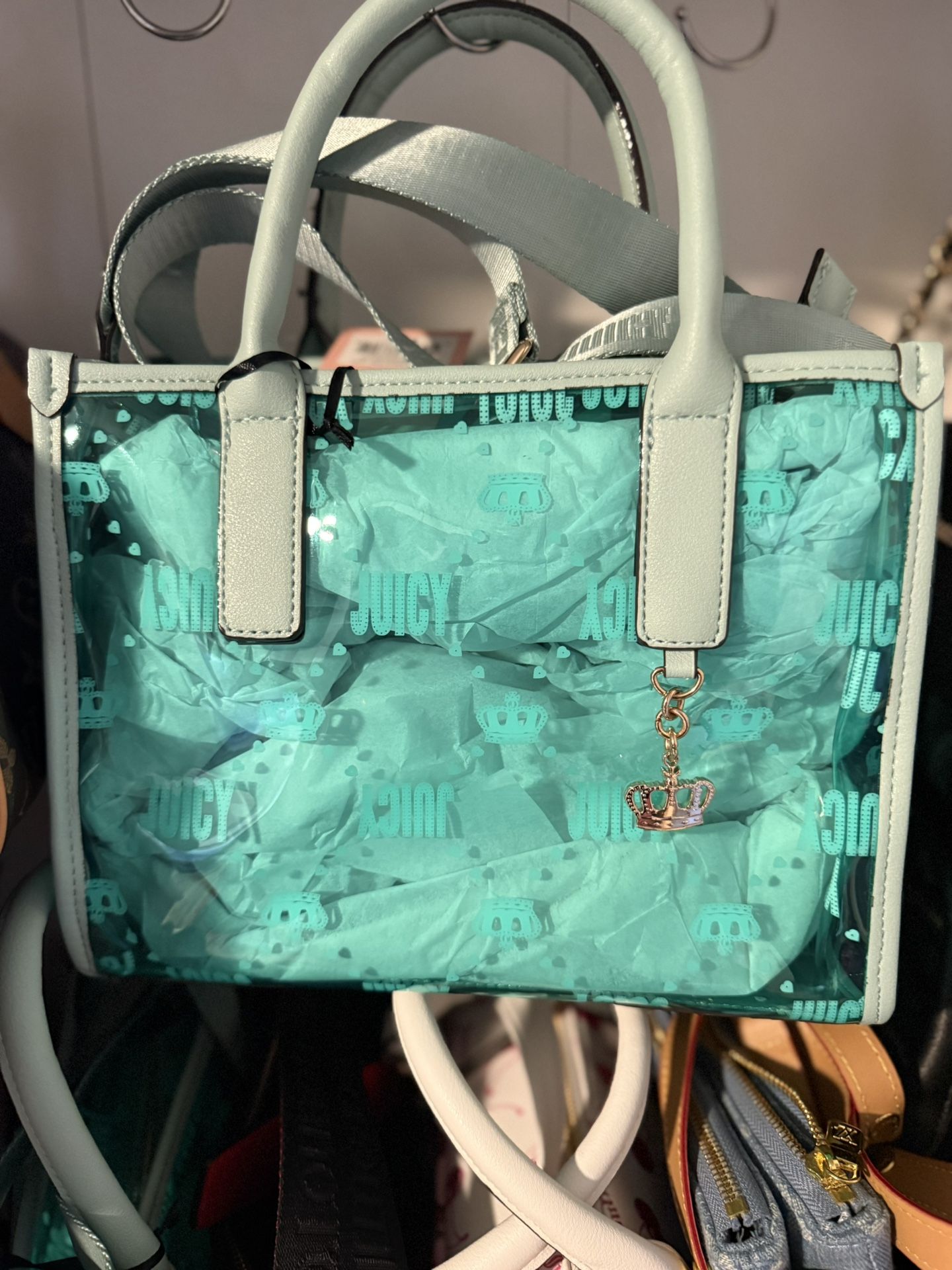 JUICY COUTURE SUMMER BREAK FRESH MINT MINI BAG