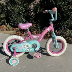 Paw Patrol 12.5” Bike with Training Wheels