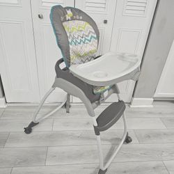 Ingenuity Trio 3-in-1 High Chair - Ridgedale - High Chair, Toddler Chair, and Booster

