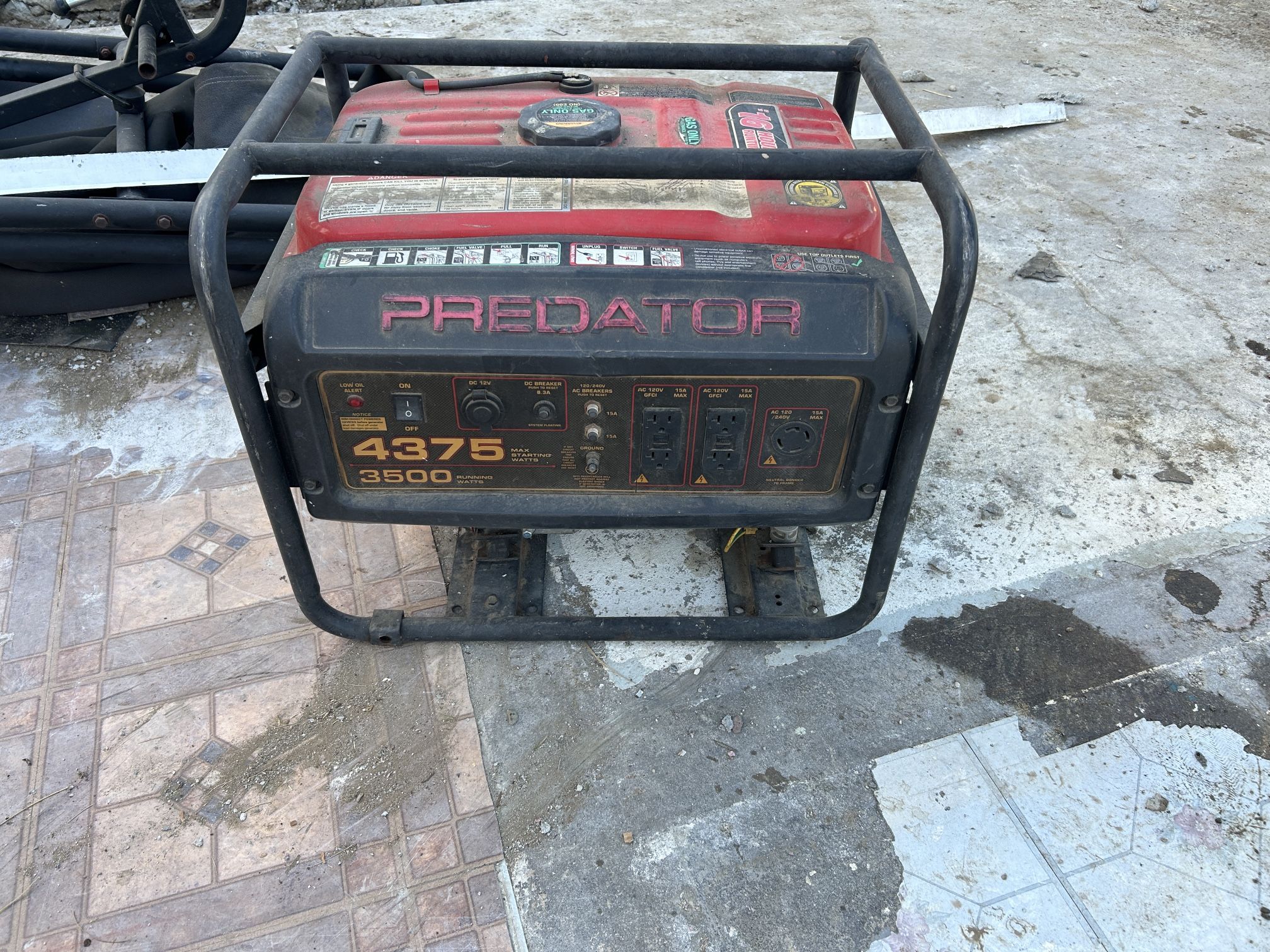 Predator Gas Generator 3500 Watts