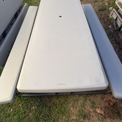 8 FT LONG LIFETIME PICNIC TABLES 