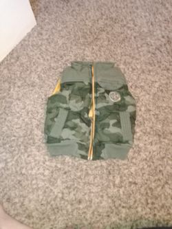 Boy Zip Up Puffy Jacket 12 Months
