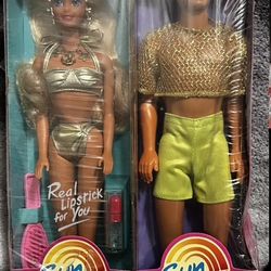 1991 Mattel Sun Sensation BARBIE and KEN 