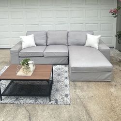 Gray Sectional Couch / Sofa [FREE Delivery 🚚]