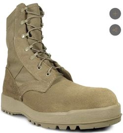 Military Vibram Hot Weather Army Combat Coyote Boots 