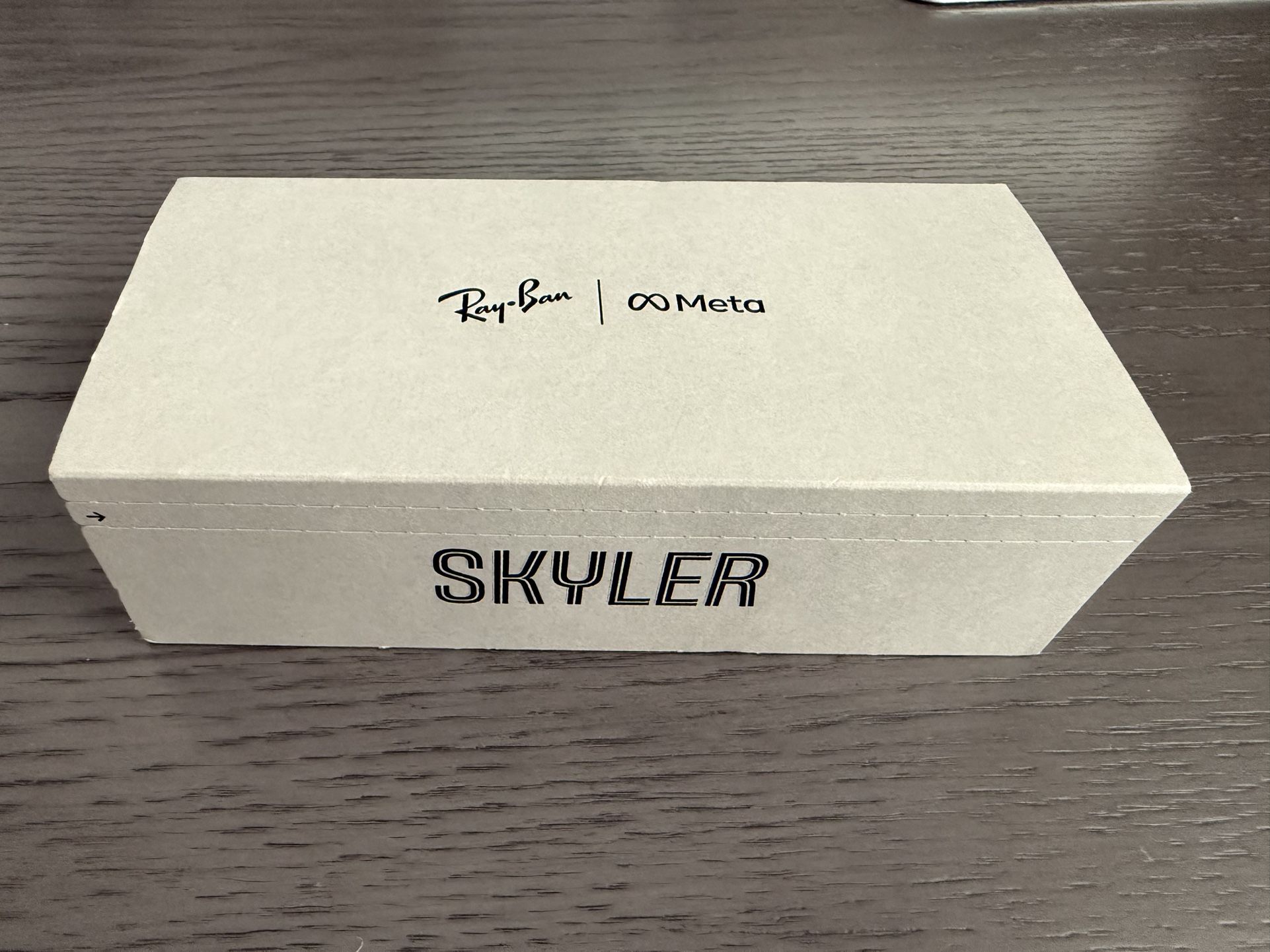 Ray-Ban Meta Skyler Gen 1 - Shiny Black - Clear to Amethyst Transition Lenses – Brand New Sealed Box