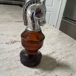 Vintage Avon horse head decanter