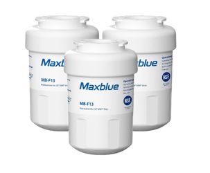 3 Maxblue MB-F13 Refrigerator Water Filter, Replacement for GE® MWF®, 3 Filters