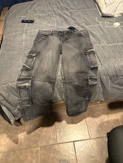 Fire and Rain Gray Cargo Jeans 36x32 (Brand New)