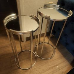Mirrored End Tables