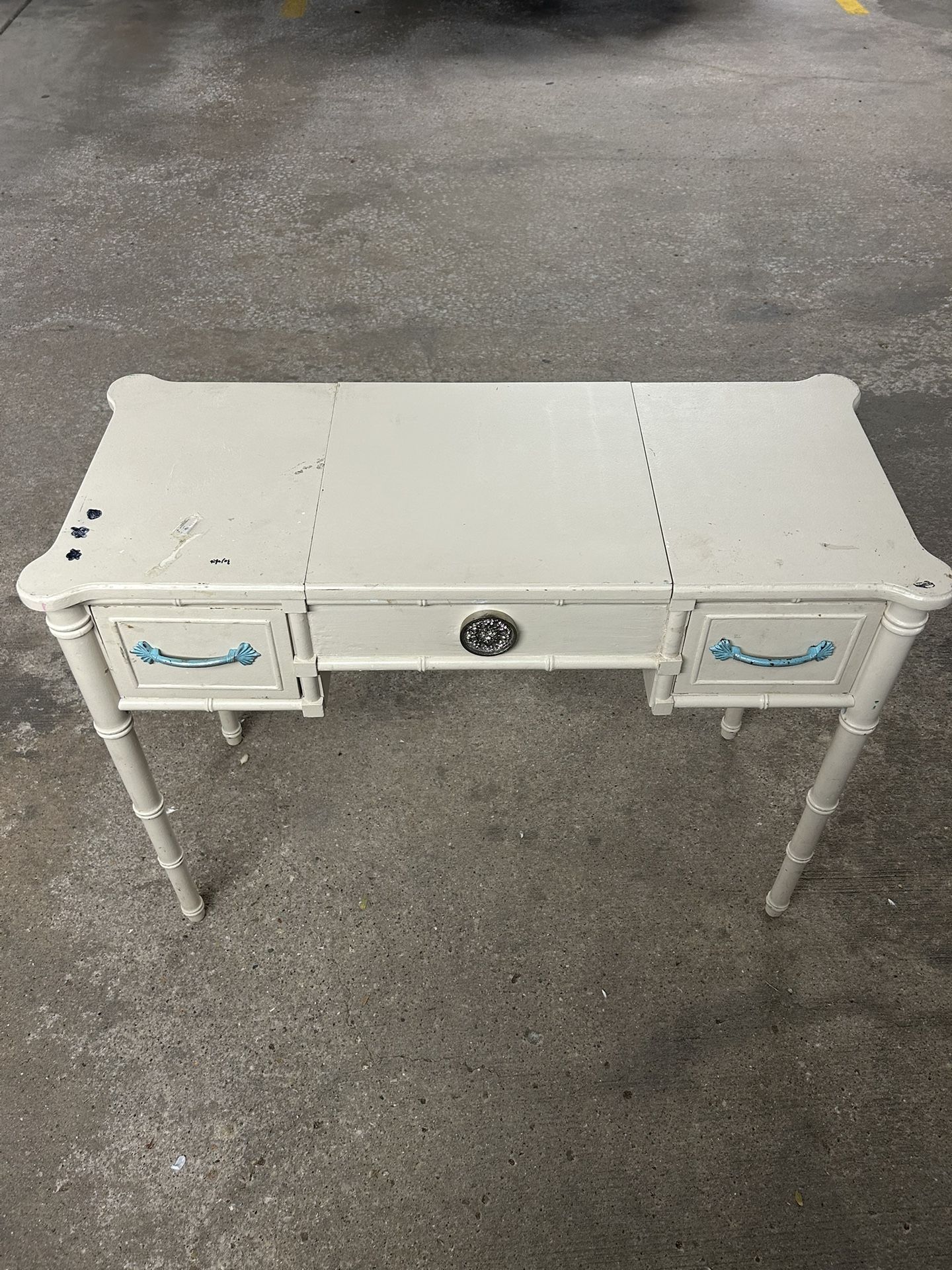 Vintage Make-up Vanity/Desk Bali Hai Furniture - Free Delivery