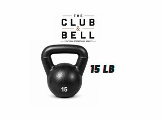 15 LB Kettlebell - Vinyl Coated