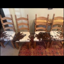 Custom Cowhide Chairs 