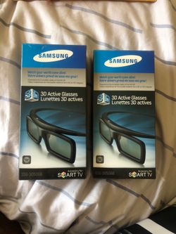 2 Samsung 3D glasses