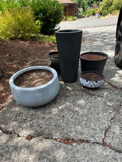 6 pots for your garden