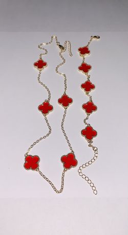 Stainless Steel Necklace And Bracelet Set 