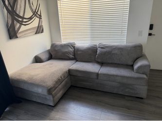Grey couches