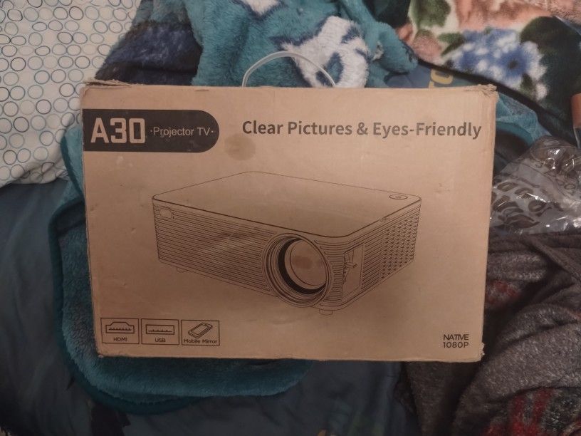 Led Projector TV Bluetooth HDMI USB