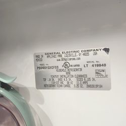 GE Profile Refrigerator 