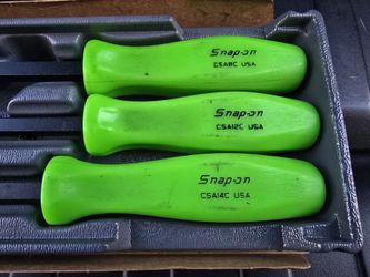 SnapOn Carbon Scraper Set In GREEN 3PC