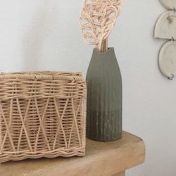 Vintage Rattan Napkin/mail Holder