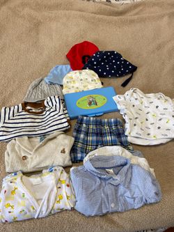 Newborn - 6 months boys clothes 17 items ! 10$$$