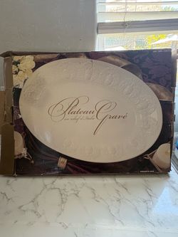 Oval Shape Ceramic Platter