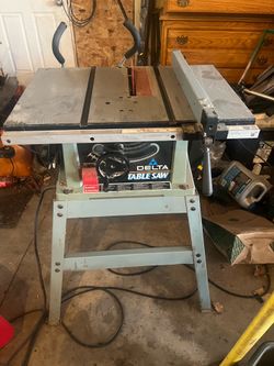 Delta 10” table saw with 2 brand new blades