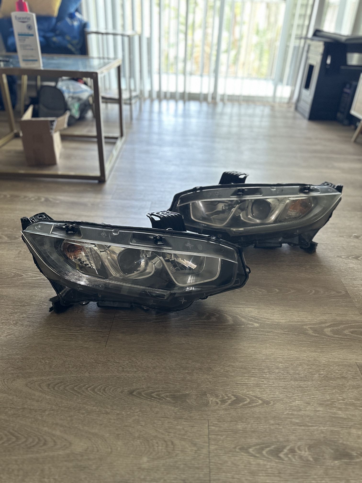 Honda Civic coupe headlights