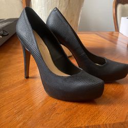 Jessica Simpson Black Heels 8.5