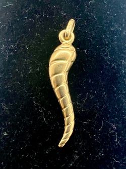 ✨ 18KT Yellow Gold Horn/Pendant 1.2 Grams