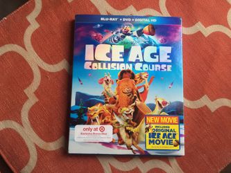 Ice age collision course, blue ray movie