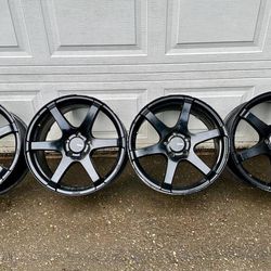 Set of 4 Enkei T6S wheels 18x8.5 5x114.3