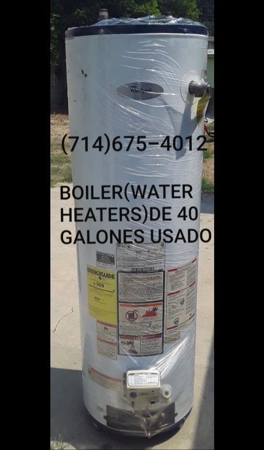 BOILER(WATER HEATERS)DE 40 GALONES USADO DE LA MARCA WHIRLPOOL!!!!!! for  Sale in Santa Ana, CA - OfferUp