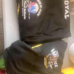 Men’s Three Xl, Two Piece, Sweatsuit, Black And Yellow