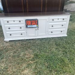 Bed frame with Headboard + dresser (SEND OFFERS FOR BOTH)